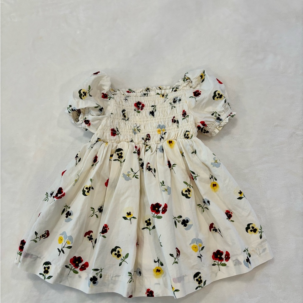 Gap X Doen Floral White Kids Dress